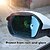 abordables Parasoles y viseras para coches-Cubierta impermeable para visera de espejo retrovisor de coche, con forma de ceja, universal, para la mayoría de coches, camiones y todoterrenos, 2 unidades