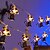 billige Halloween indendørs-1,5m 10led halloween lanterne snor spøgelse festival scene atmosfære dekoration lanterne snor edderkoppespind flagermus græskar død gud festival dekorative lanterner 1 stk