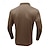 preiswerte Klassisches Poloshirt für Herren-Herren Golfhemd Golfpolo Arbeit Casual Kargen Langarm Basic Modern Streifen Taste Frühling &amp; Herbst Regular Fit Wein Schwarz Armeegrün Königliches Blau Khaki Grau Golfhemd