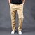 preiswerte Cargohosen-Herren Cargohose Cargohosen Taktische Hose Hose Hosen Wanderhose Knopf Elastische Taille Multi Pocket Glatt Schnelltrocknend tragbar Outdoor Täglich Campen und Wandern Modisch Klassisch Schwarz