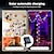 billige Halloween lys-solar halloween lyssnore udendørs indretning lys oplyst spøgelse 6,5 m 30led græskar flagermus spøgelse spider lys halloween hjemme fest gårdhave vandtæt dekoration