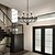 cheap Candle-Style Design-LED Pendant Light 6/9/12-Light Industrial Vintage Large Round Rustic Candle Chandelier for Living Room Bedroom 110-240V