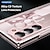 cheap Samsung Cases-Phone Case For Samsung Galaxy Z Fold 7 Z Fold 6 Z Fold 5 Z Fold 4 Z Fold 3 Back Cover with Stand Holder with Screen Protector Full Body Protective Retro Armor PC Metal