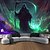 cheap Halloween Wall Tapestries-Halloween Decorations Blacklight Tapestry UV Reactive Glow in the Dark Glow Party Haunted House Psychedelic Trippy Misty Hanging Tapestry Wall Art Mural for Living Room Bedroom Witch Pumpkin