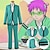 baratos Fantasias Anime-A vida desastrosa de Saiki K. Teruhashi Kokomi Toritsuka Reita Anime Traje Cosplay Roupa Trajes de cosplay Espada Dia Das Bruxas Carnaval Ocasiões Especiais Para Homens Mulheres Adulto