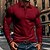 abordables Polo clásico para hombre-Hombre Camiseta de golf polo de golf Trabajo Casual Diseño Manga Larga Básico Moderno Plano Botón Primavera &amp; Otoño Ajuste regular Negro Blanco Azul Marino Caqui Verde Ejército Gris Camiseta de golf