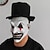 preiswerte Masken-Der Narr Halloween Maske Halloween Requisiten Halloween Karnevalsmaske Horror Gruseliges Kostüm Erwachsene Herren Damen Unisex Halloween Karneval Einfache Halloween-Kostüme Verkleiden