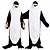 voordelige Dierenrijk-Dieren Pinguïn Cartoon Carnaval Kigurumi-pyjama's Fancy kostuum Onesie-kostuum Warm Amulet Grappig kostuum Volwassenen Uniseks Mannen &amp; Vrouwen Halloween Carnaval Feest Prestatie Huiskleding