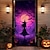 levne Halloweenové dveřní kryty-halloween dveřní dekorace halloween dveřní kryty okouzlující čarodějnice dveře tapisérie dveřní záclona dekorace pozadí dveřní banner pro přední dveře statek dovolená party vnitřní venkovní dekorace