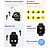 cheap Smart Wristbands-696 D8PRO Smart Watch 2.01 inch Smart Band Fitness Bracelet Bluetooth Pedometer Call Reminder Sleep Tracker Compatible with Android iOS Men Hands-Free Calls Message Reminder Watches with Earbuds IP 67
