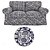 abordables Funda de sofá-Funda de loveseat para sofá de 2 plazas floral ajustada 100% algodón suave y duradera lavable a máquina para fácil cuidado