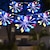 economico Striscie luci ad energia solare-200led luci decorative per fuochi d&#039;artificio, esplosione di tarassaco, stelle, luci a corda, design con filo di rame, tenda luminosa, batteria a energia solare opzionale, scatola usb 1 pz