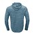 economico magliette di base-Per uomo Maglietta Camicia a Maniche Lunghe Manica Lunga Felpa con Cappuccio Estate Tinta unica Quotidiano Hawaiano Bottoni Con cappuccio All&#039;aperto Streetwear Casual Blu chiaro Esercito verde Grigio