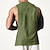 preiswerte Lauf-T-Shirts &amp; Tanktops-Herren Fitness Tank Top Tank Top Running Sport Top Tank Top Sport Ärmellos Weste / Fahrradweste Casual Athlässigkeit Baumwolle Atmungsaktiv Schnelltrocknend Weich Fitnesstraining Laufen Gehen