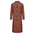 billiga Trenchcoat för män-Herr Imitationsläderjacka Övergångsjacka Trenchcoat Lång trenchcoat Semester Dagligen Höst vinter PU Läder Håller värmen Vindtät Ytterkläder Kläder Mode Klassisk Slät Ficka Kavajslag Enkelknäppt
