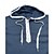 voordelige Sportschool tanktops-Voor heren Wafel Shirt Singlet Onderhemd Mouwloos shirt Mouwloos Capuchon Zomer Effen Modieus Ontwerper Spier Buiten Sportschool Uitgaan Koningsblauw Top T-shirt voor mannen