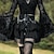 voordelige Bodems-Gotisch Steampunk Rok Gemaskerd Bal Gothic meisje Kostuum Dames Maskerade Feest Volwassenen Rok