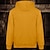 abordables Patrón 3D-Hombre Animal Gracioso Sudadera Sudaderas Moda Fresco Manga Larga Con Capucha Vacaciones Fiesta Blanco Amarillo Bolsillo Impresión 3D Otoño Invierno Diseñador