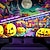 billige Veggtepper-halloween dekorasjoner blacklight billedvev uv reaktiv glød i mørket glød fest jack o lanterne psykedelisk by trippy tåkete hengende billedvev veggkunst veggmaleri for stue soverom