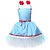 abordables Disfraces de niñas-Disfraz Tutu Dorothy Espantapájaros Alice in Wonderland Inspirado en el país de las maravillas Vestirse Niños Chica Día del Niño Mascarada Fiesta Disfrazarse