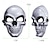 economico Maschere-Teschio scheletro / Fantasma Halloween Maschera / Oggetti di scena di Halloween Halloween Costume Spaventoso Adulti Per uomo / Per donna Halloween / Carnevale Costumi di Halloween facili Vestirsi