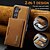 cheap Samsung Cases-Phone Case For Samsung Galaxy Z Fold 6 Z Fold 5 Z Fold 4 Z Fold 3 Back Cover with Stand Holder Detachable Magnetic Retro TPU PC PU Leather