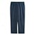 baratos Feriado-Homens Calças de linho Calças Calça verão Calças de praia Com Cordão Cintura elástica Tecido Conforto Macio Comprimento total Diário Praia Moda Simples Preto Branco