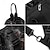billige Herretasker-crossbody-slyngetaske med gotisk kranieprint til mænd - skuldertaske i mørk punk-stil med justerbar rem