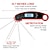 voordelige Keukenapparatuur-digitale vleesthermometer direct afleesbaar waterdichte voedselthermometer bbq-thermometer met achtergrondverlichting magneetkalibratiethermometer voor koken in de keuken