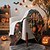 billige Halloween soveværelse-halloween tæppe ultra blødt og varmt dekorativt plaid perfekt til at forbedre festlig atmosfære i dit hjem