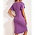 abordables Chemises de nuit et nuisettes pour femmes-pyjama femme chemise de nuit couleur pure mode décontracté confort maison quotidien lit modal confort respirant v fil manches courtes bouton été printemps maison tenues