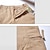 preiswerte Cargohosen-Herren Cargohose Cargohosen Taktische Hose Hose Hosen Wanderhose Knopf Elastische Taille Multi Pocket Glatt Schnelltrocknend tragbar Outdoor Täglich Campen und Wandern Modisch Klassisch Schwarz