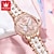 economico Orologi al quarzo-OLEVS 5610 Regalo per la Festa della Mamma per Orologi da Donna Elegante Moda Orologio con Cinturino in Ceramica Strass Impermeabile Luminoso Orologio Automatico