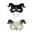 abordables Masques-Masque de Diable Halloween Accessoires Halloween Adultes Hommes Femmes Unisexe Costume Horrible Effrayant Halloween Carnaval Costume Facile pour la Nuit de Walpurgis