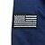 ieftine Polo clasic pentru bărbați-Bărbați Polo cu fermoar sfert Tricou polo cu steag american Stradă Vacanță Quarter Zip Manșon Lung Modă De Bază Steag Național Buzunar Primăvara &amp; toamnă Fit regulat Roșu-aprins Albastru Gri Deschis