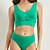 abordables Soutien-Gorges de Sport-Femme Soutien Léger Soutien-Gorges de Sport Ensemble Dos ouvert Brassière Rembourré Aptitude Sport de détente Fonctionnement Respirable Poids Léger Doux Aqua bleu Noir Blanche Couleur Pleine