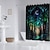 Douchegordijn met haken 180cm*180cm(70"*70") polyester wasbaar waterdicht patroon badkamer bad decor landschap bos voordelige Douchegordijnen-Douchegordijn met haken 180cm*180cm(70"*70") polyester wasbaar waterdicht patroon badkamer bad decor landschap bos