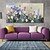 cheap Floral/Botanical Paintings-Mintura Handmade Flower Landscape Oil Paintings On Canvas Wall Art Decoration Modern Abstract Picture For Home Decor Rolled Frameless Unstretched Painting