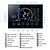 cheap Home Appliances-Programmable Thermostat Control Water Heating Smart Home Negative Display LCD Screen Round Room Thermostat with WiFi