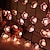 economico Striscie luci ad energia solare-4m 40led solare ciliegio fiore fungo nocciola filo di rame luci stringa esterna impermeabile natale ringraziamento giardino festa balcone decorazione casa