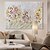 abordables Pinturas florales/botánicas-100% hecho a mano 3d pintura de flores blancas sobre lienzo pintura al óleo pintada a mano pintura abstracta en lienzo pintura de flores hecha a mano imagen artística de pared para decoración de sala