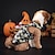 abordables Disfraz de Halloween para mascota-Perros Disfraces de Halloween Disfraz para perro Calabaza Estilo lindo Suave Víspera de Todos los Santos Carnaval Fiesta  Ropa Para Cachorros De Perros