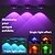 ieftine Lumini decorative-Lampă de dulap cu LED-uri RGB magnetice reîncărcabile cu telecomandă, culoare RGB schimbătoare, opțiuni alb cald și neutru, luminozitate reglabilă, lampă decorativă pentru casă reîncărcabilă prin USB