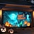 billige Halloween garage dør dække-halloween dørdekorationer udendørs halloween garagedør dæksel jack o lanterne banner stort gobelin bagtæppe dekoration til ferie udendørs garageport hjem vægdekorationer