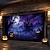 halpa Halloweenin autotallin ovipeite-halloween oven koristeet ulkona halloween autotallin oven kansi banneri jakki o lyhty iso kuvakudos taustakoristelu lomalle ulkoautotallin ovi kodin seinäkoristeet