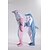 halpa parien halloween-asut-Lasten Aikuisten Eläin Ryhmäpuku Onesie-asu Karnevaali puku Hai Piirretty Delfiini Pyjamahaalarit Kigurumi Pyjama Viehätys Hauska puku varten Miehet ja naiset Pojat ja tytöt Karnevaali Sarjakuva