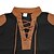preiswerte Basic-T-Shirts-Herren T Shirt Henley Hemd T-Shirt Waffelstrick T-Shirt Langarm Gebänderter Kragen Frühling &amp; Herbst Braun Mode Designer Basic Schnürung Patchwork Urlaub Straße Ausgehen Aprikose Schwarz Weiß Top