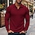 abordables Polo clásico para hombre-Hombre Camiseta de golf polo de golf Trabajo Casual Diseño Manga Larga Básico Moderno Plano Botón Primavera &amp; Otoño Ajuste regular Negro Blanco Azul Marino Caqui Verde Ejército Gris Camiseta de golf