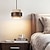 cheap Cylinder Design-LED Pendant Light Warm White 1/2/3/4-Light Postmodernism Creative Wood Stone Bedroom Bedside Light E27 Restaurant TV Background Wall Suspension Light Fixtures 85-265V