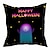 billiga Halloween Sovrum-halloween dekorationer spöklika dekorativa slängkuddar överdrag 1st mjukt fyrkantigt kuddfodral örngott för sovrum vardagsrum soffa soffstol pumpa skallar